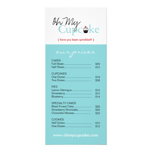 Whimsical Bakery Rack Kaart (Voorkant)