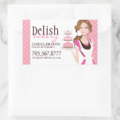 Whimsical Bakkerij Product Etiket (Tas)