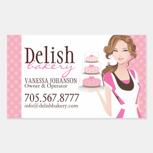 Whimsical Bakkerij Product Etiket (Voorkant)