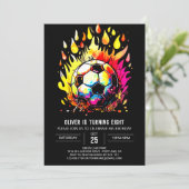 Whimsical Ball Kinder voetbalverjaardag Kaart (Staand voorkant)