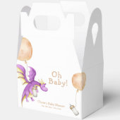 Whimsical Balloon Fairy Dragon Bottle Baby shower Bedankdoosjes (Open)