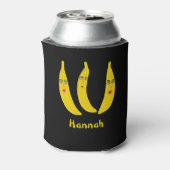 Whimsical Banana Trio BIEDT IT AAN Blikjeskoeler (Blikje Achterkant)