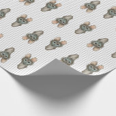 Whimsical Bat Wrapping Paper Cadeaupapier (Hoek)