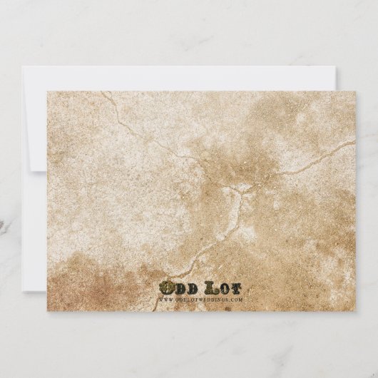 Whimsical Beach Reception Only Wedding Invitations Kaart (Achterkant)