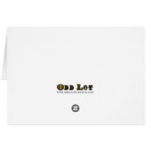 Whimsical Beach Wedtable Number Kards (Achterkant Horizontaal)