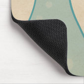 Whimsical Beaker Mousepad, Blauwgroen Muismat (Hoek)
