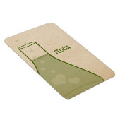 Whimsical Beaker Premium Magnet, Green Magneet (Rechterzijde)