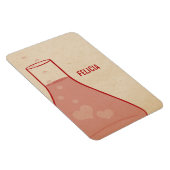 Whimsical Beaker Premium Magnet, Red Magneet (Rechterzijde)