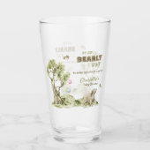 Whimsical Bearly Wait Baby Shower Party Glas (Voorkant)