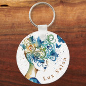 Whimsical Beauty Custom Salon Sleutelhanger (Voorkant)