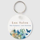 Whimsical Beauty Custom Salon Sleutelhanger (Achterkant)