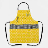 Whimsical Bee and Honeycomb Persoonlijk Schort (Voorkant)