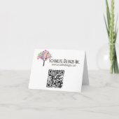 Whimsical Bee Baby shower Bedankt (Achterkant)