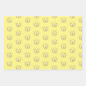 Whimsical Bee Wreath Trio Inpakpapier Vel (Voorkant 3)