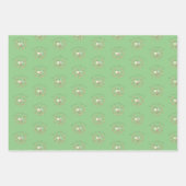 Whimsical Bee Wreath Trio Inpakpapier Vel (Voorkant)