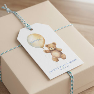 Whimsical Beer Ballon Baby shower Dank u Cadeaulabel