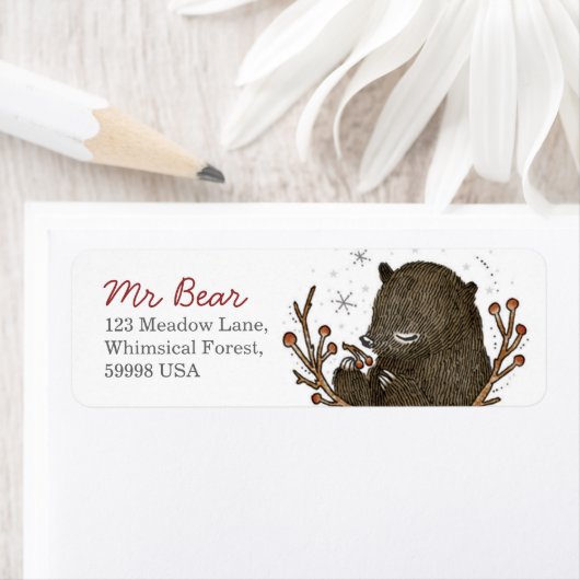 Whimsical Beer retour adreslabel Etiket (Insitu)