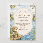 Whimsical Beer Vis Baby Shower Kaart (Voorkant)