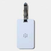 Whimsical Bees Stain Glass Design Bagagelabel (Achterkant verticaal)