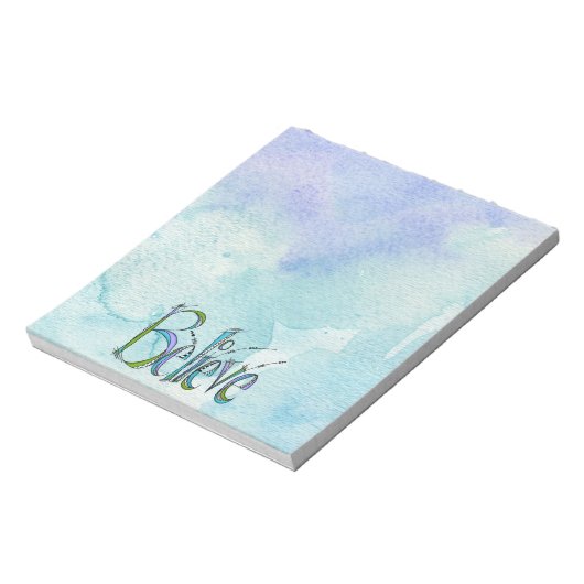 Whimsical Believe Hand-Lettering Notitieblok (Linkerzijde)