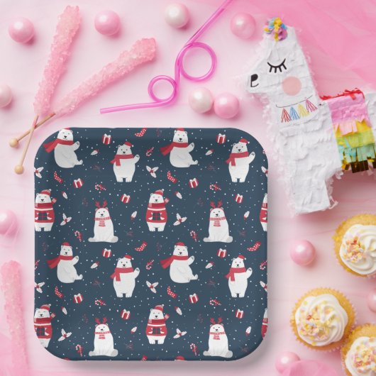 Whimsical-Beren ID850 Papieren Bordje (Feest)