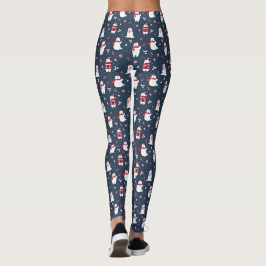Whimsical-Beren Pattern ID850 Leggings (Achterkant)