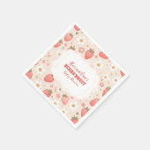 Whimsical Berry Sweet Pink Servet (Hoek)