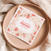 Whimsical Berry Sweet Pink Servet