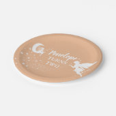 Whimsical betoverde pastelfee themafeest papieren bordje (Gekanteld)