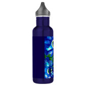 Whimsical Big-Eyes Seahorse Art Blue Personalized Waterfles (Links)