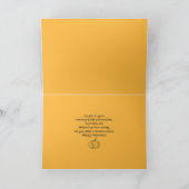 Whimsical BIG Pumpkin Halloween Kaart (Binnen)