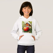 Whimsical Bird & Apple Delight (Voorkant volledig)
