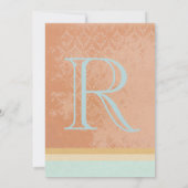 Whimsical Bird Cage Wedding Save the Date Kaart (Achterkant)