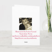 Whimsical Bird Duo Bedankt Opmerking Wenskaart (Achterkant)