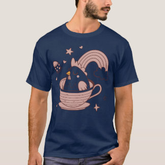 Whimsical Bird Guinea Cup familie T-shirt