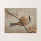 Whimsical Bird Waterverf Cottagecore Legpuzzel (Horizontaal)