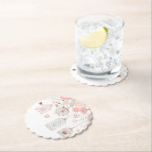 Whimsical Birdcages Kartonnen Onderzetters (Insitu)