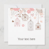 Whimsical Birdcages Personalized (Voorkant)