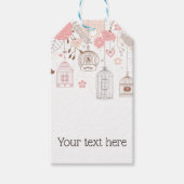 Whimsical Birdcages Personalized Cadeaulabel (Voorkant)