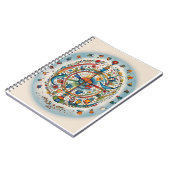 Whimsical Birds in Harmony Blank Kaart Notitieboek (Linkerzijde)