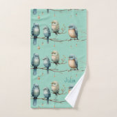 Whimsical Birds on Branches Tijdloze Elegantie Bad Handdoek (Handdoek)