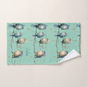 Whimsical Birds on Branches Tijdloze Elegantie Bad Handdoek (Handdoek)