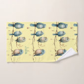 Whimsical Birds on Branches Tijdloze Elegantie Bad Handdoek (Handdoek)