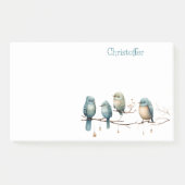 Whimsical Birds on Branches Tijdloze Elegantie Post-it® Notes (Voorkant)