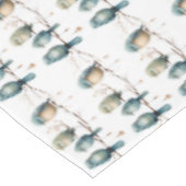 Whimsical Birds on Branches Tijdloze Elegantie Tafelkleed (Gekanteld)