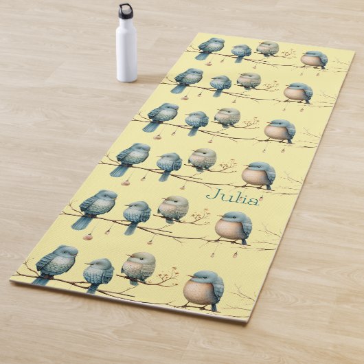 Whimsical Birds on Branches Tijdloze Elegantie Yogamat (In situ)
