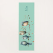 Whimsical Birds on Branches Tijdloze Elegantie Yogamat (Achterkant)