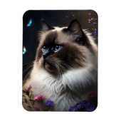 Whimsical Birman Cat Flexible Magnet Magneet (Verticaal)