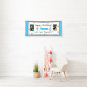 Whimsical Birthday Banner met de foto van het kind (Insitu)