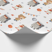 Whimsical Birthday Beer Duck Calculator Costuum Cadeaupapier (Hoek)